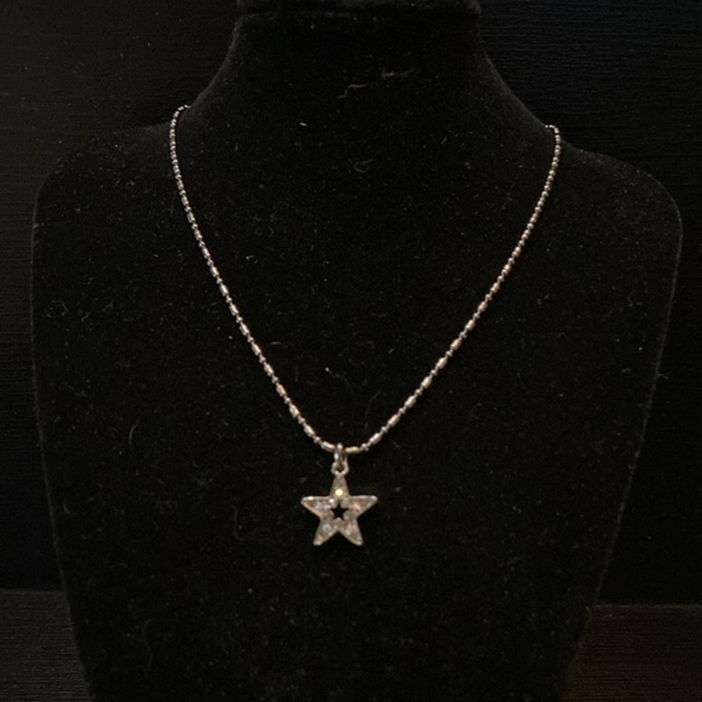 Silver Star Pendant Necklace